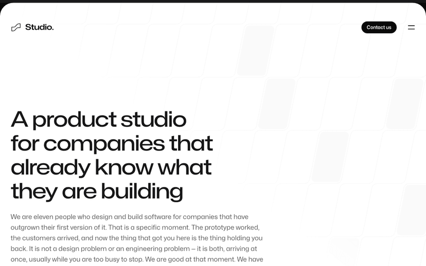 Agency & Studio template preview