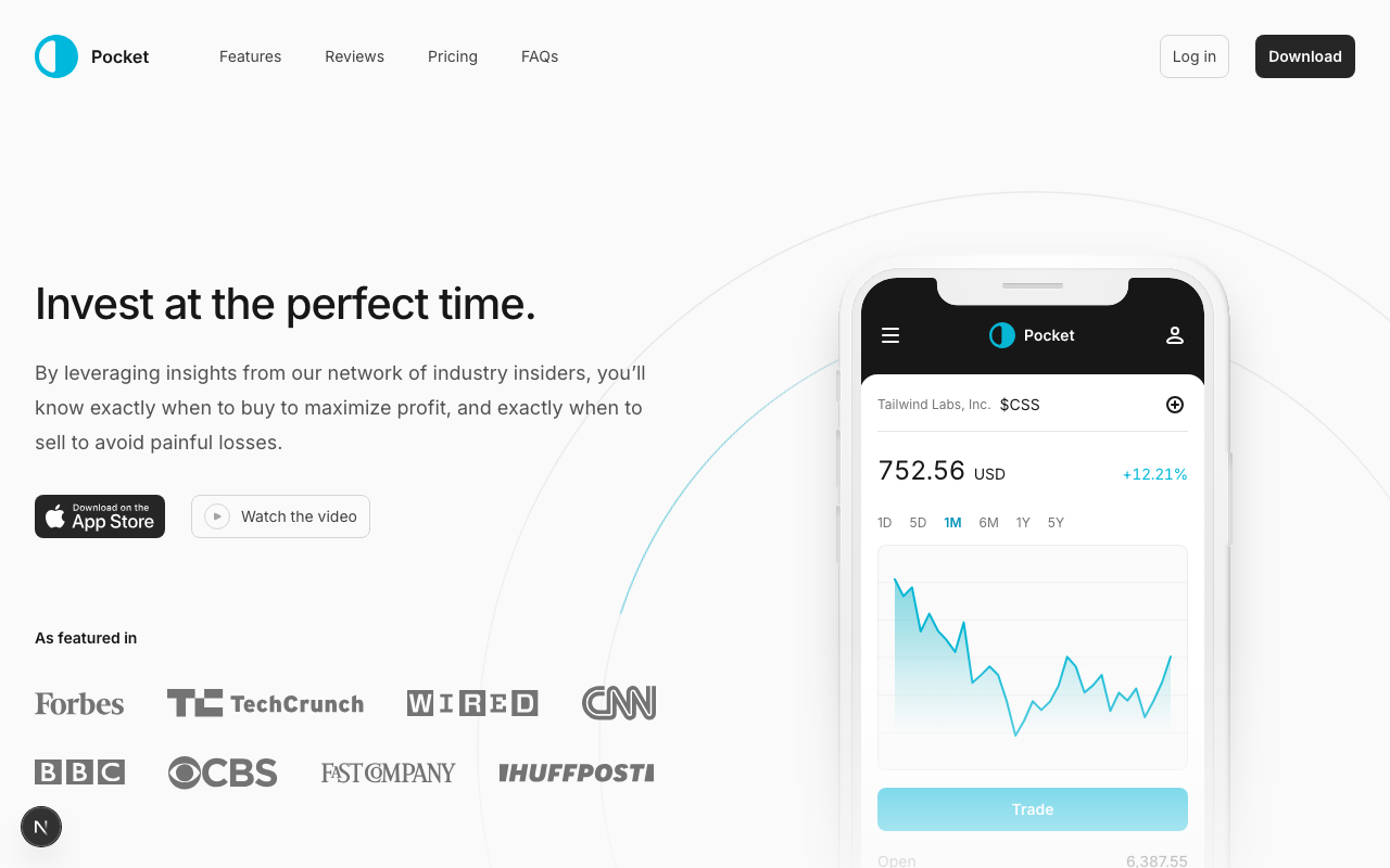 Mobile App template preview